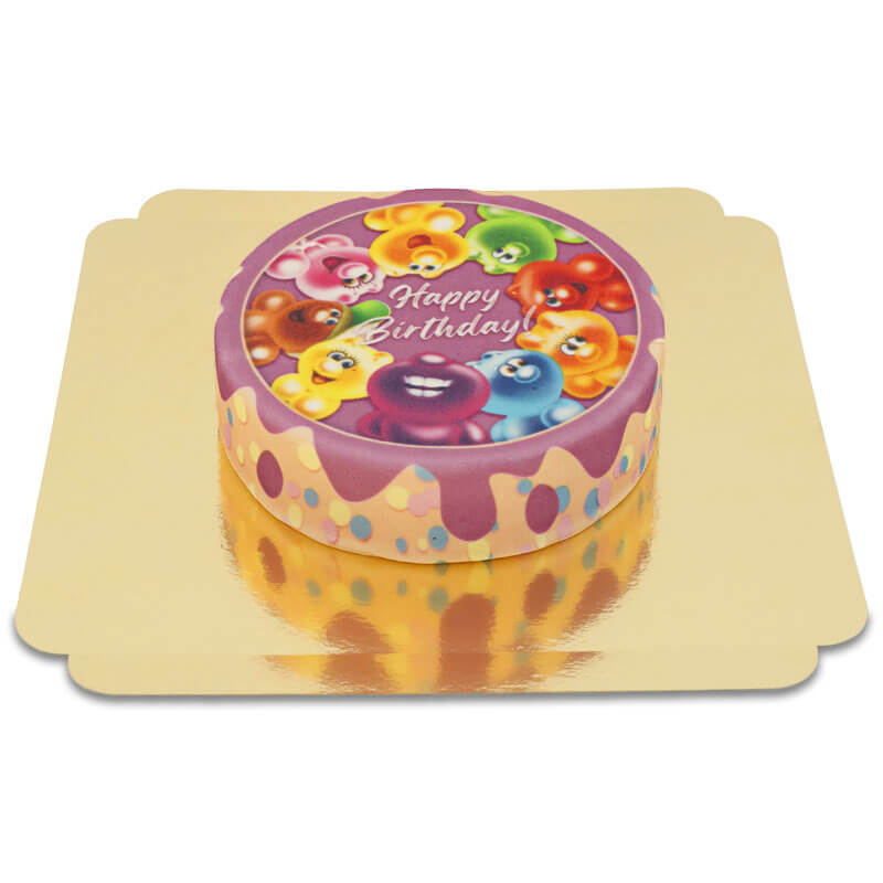 Gelini Torte - Happy Birthday Pastell