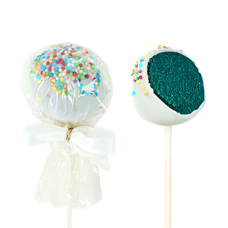 Blaue Gender Reveal Cake-Pops "It´s a Boy" (12 Stück)