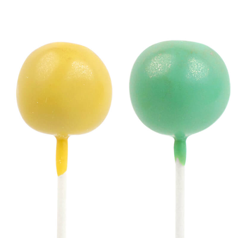 Bunte Cake-Pops in 2 Farben (2x6 Stück)