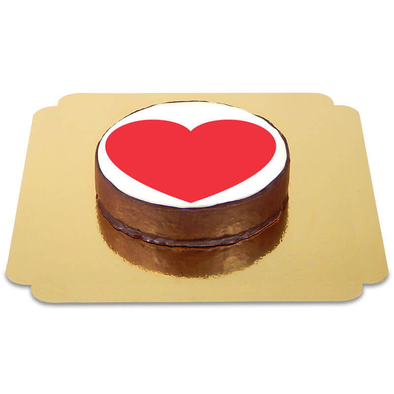 Emoticon Sachertorte Herz