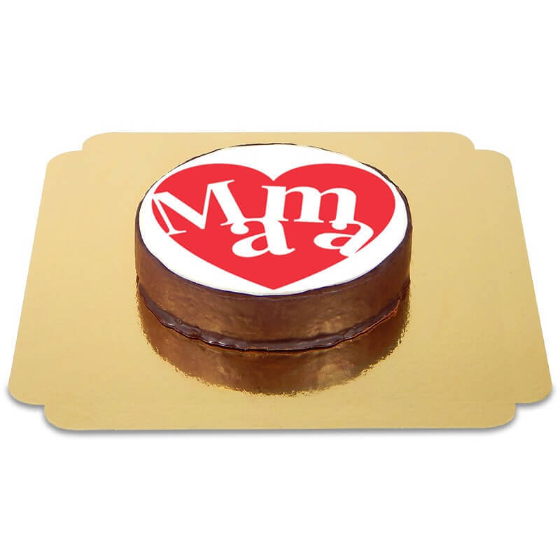 Herz für Mama Sachertorte