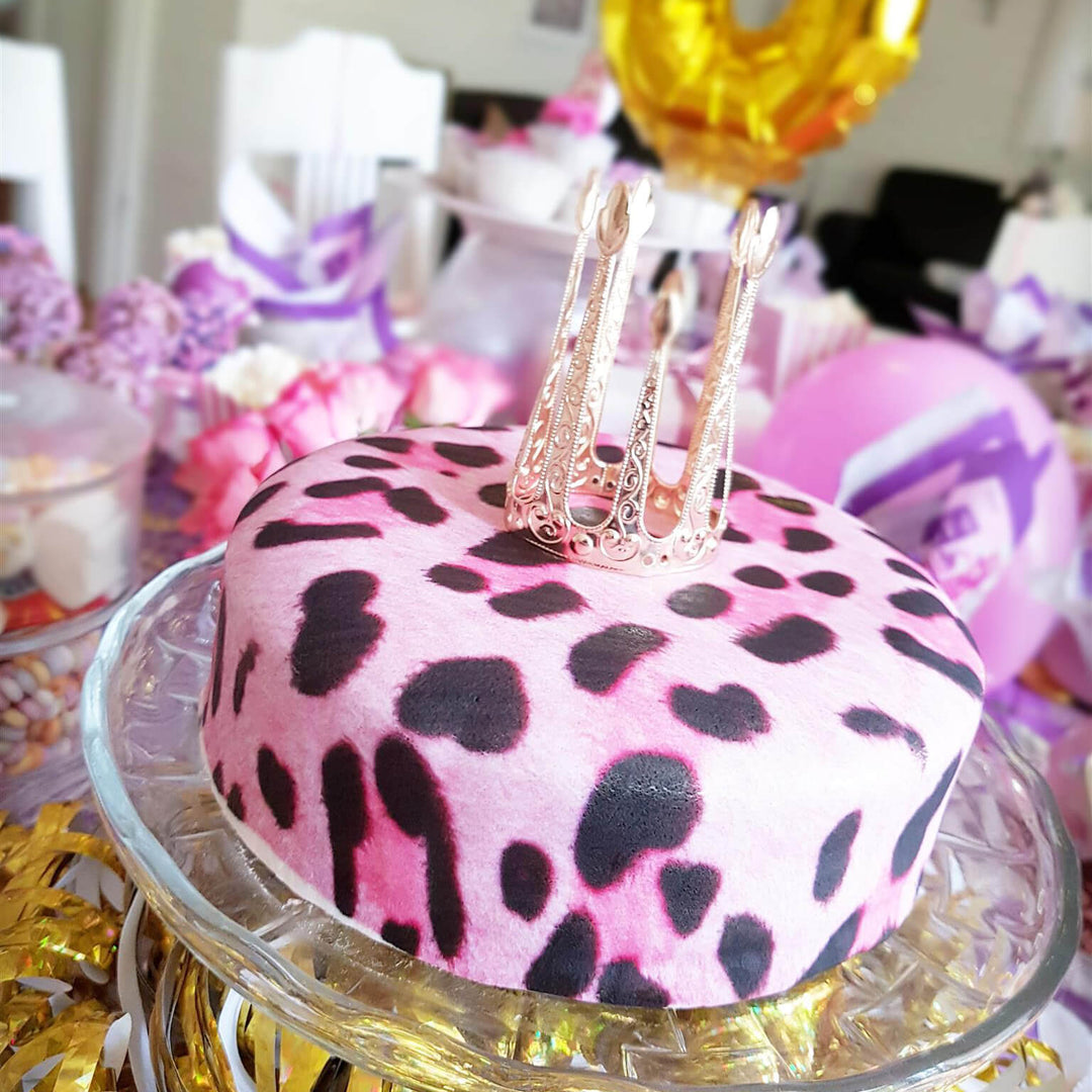 Pinke Leopard-Muster Torte