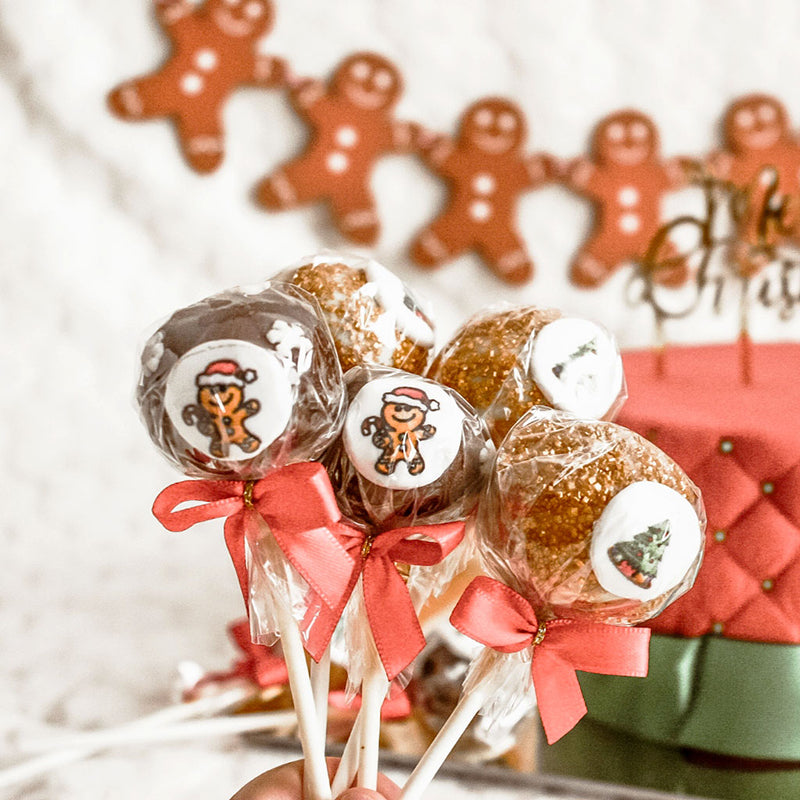 Cake-Pops "Weihnachten" (12 Stück)