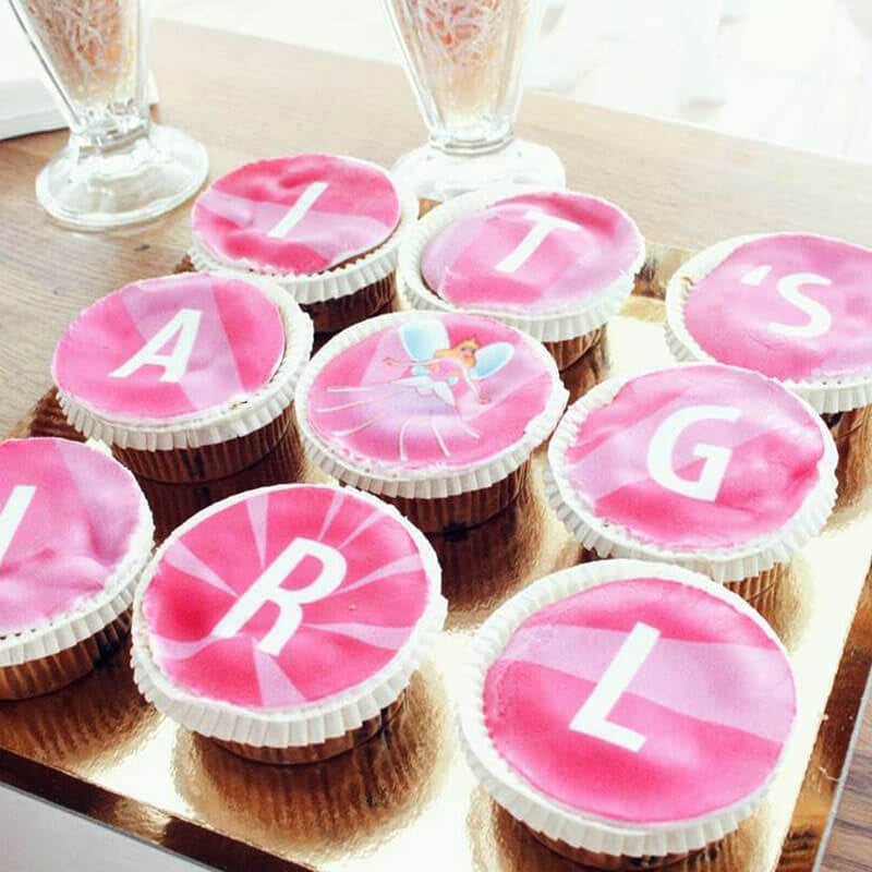 It's a girl Cupcakes, 9 Stück