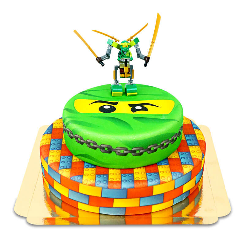 Ninjago® Lloyd auf zweistöckiger Ninja-Torte