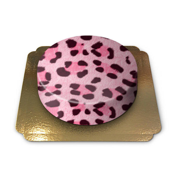 Pinke Leopard-Muster Torte