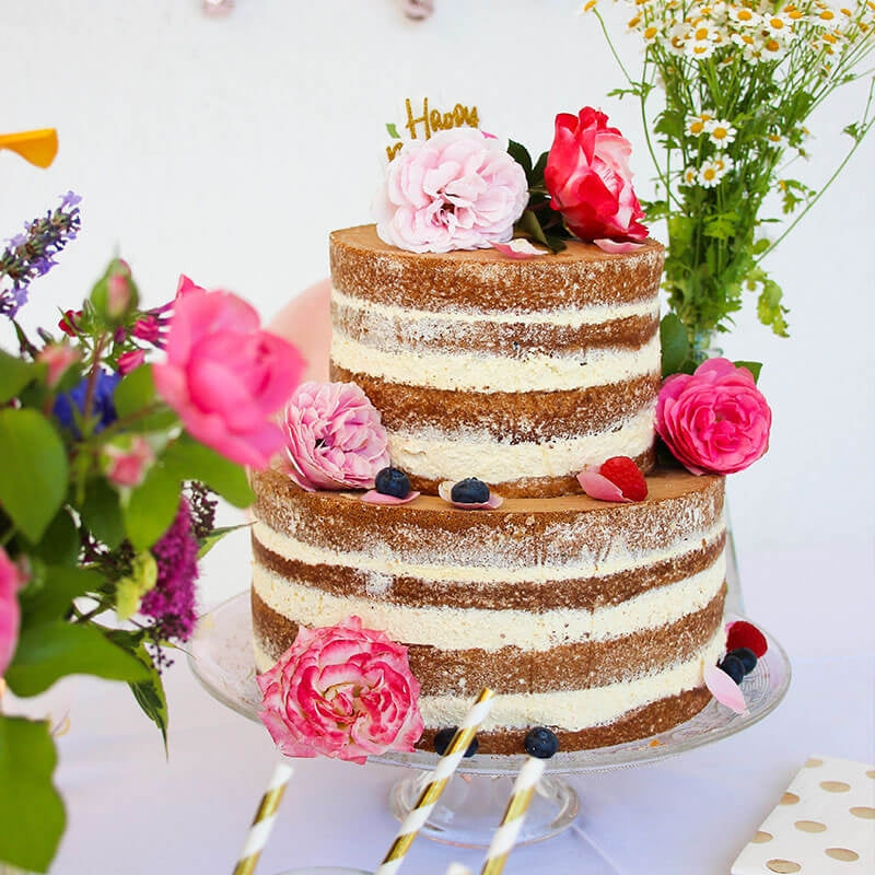 Naked Cake zweistöckig