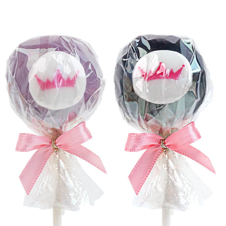 Bunte Cake-Pops mit Logo in 2 Farben (2x6 Stück)