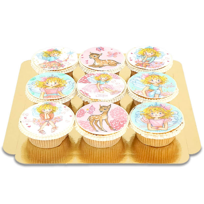 Zauberhafte Cupcakes mit Prinzessin Lillifee, 9 Stück