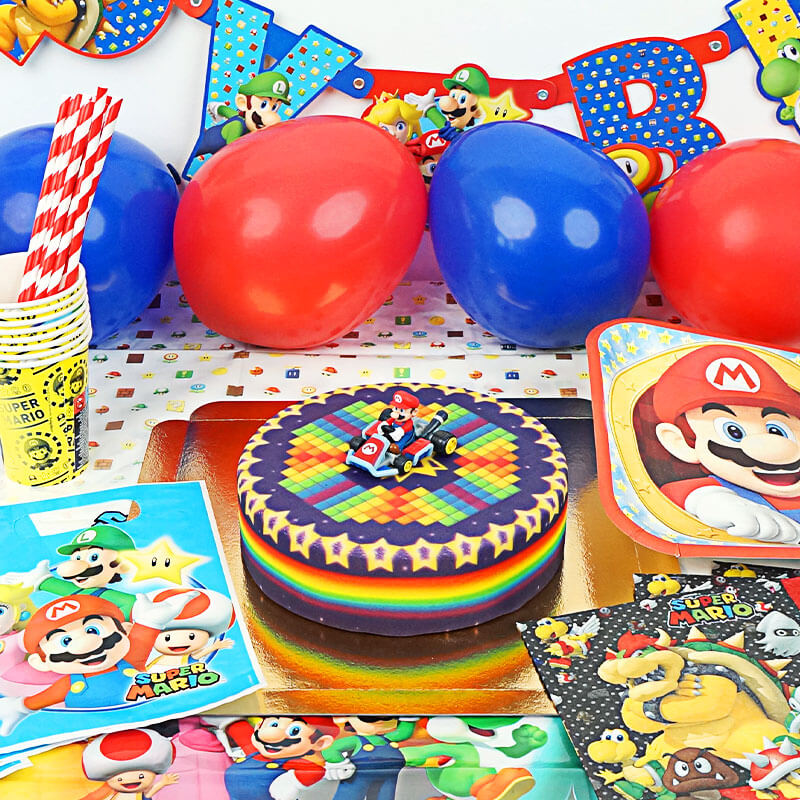 Super Mario® Partyset inkl. Torte