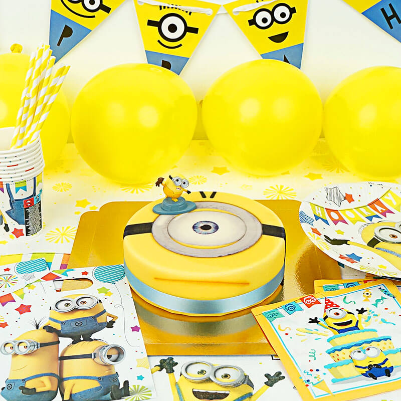 Partyset Minions® - inkl. Torte