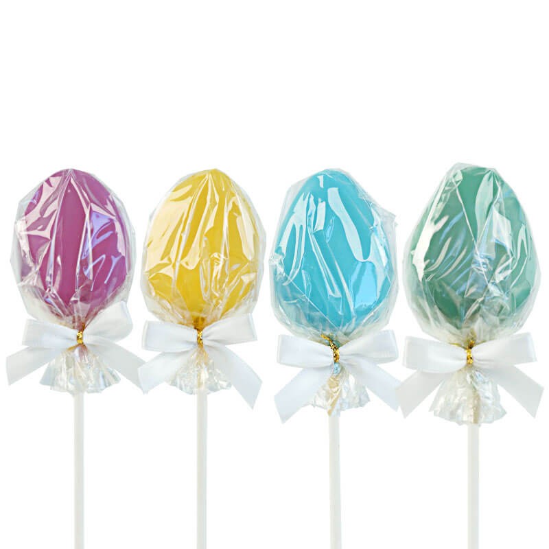 Ostereier Cake-Pops mit bunter Glasur (12 Stück)