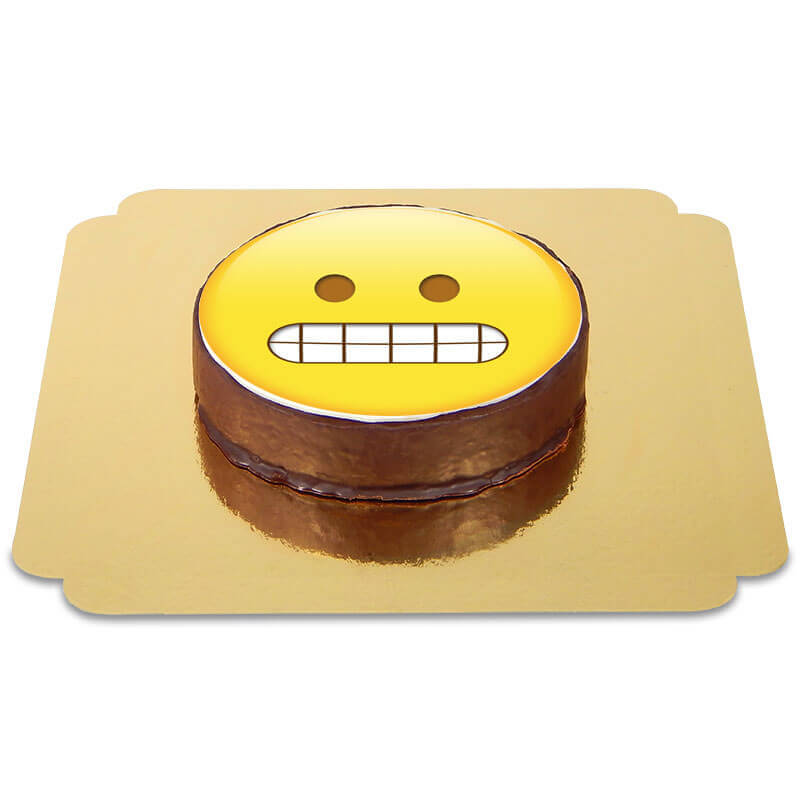 Emoticon Sachertorte Schadenfroh