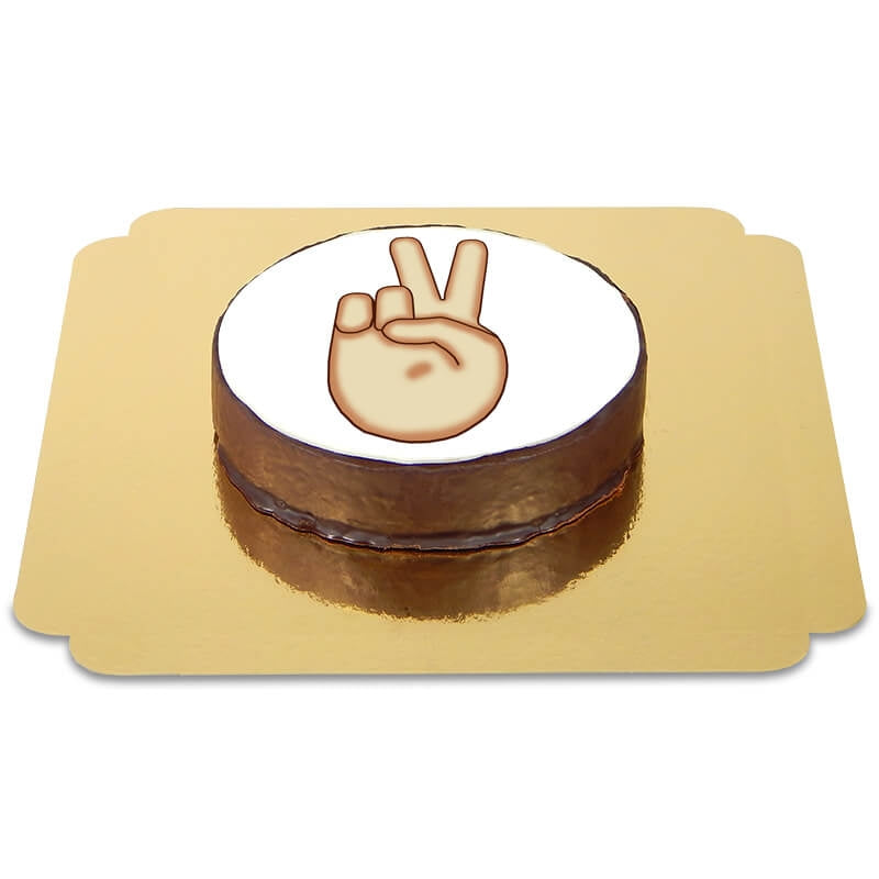 Emoticon Sachertorte Peace