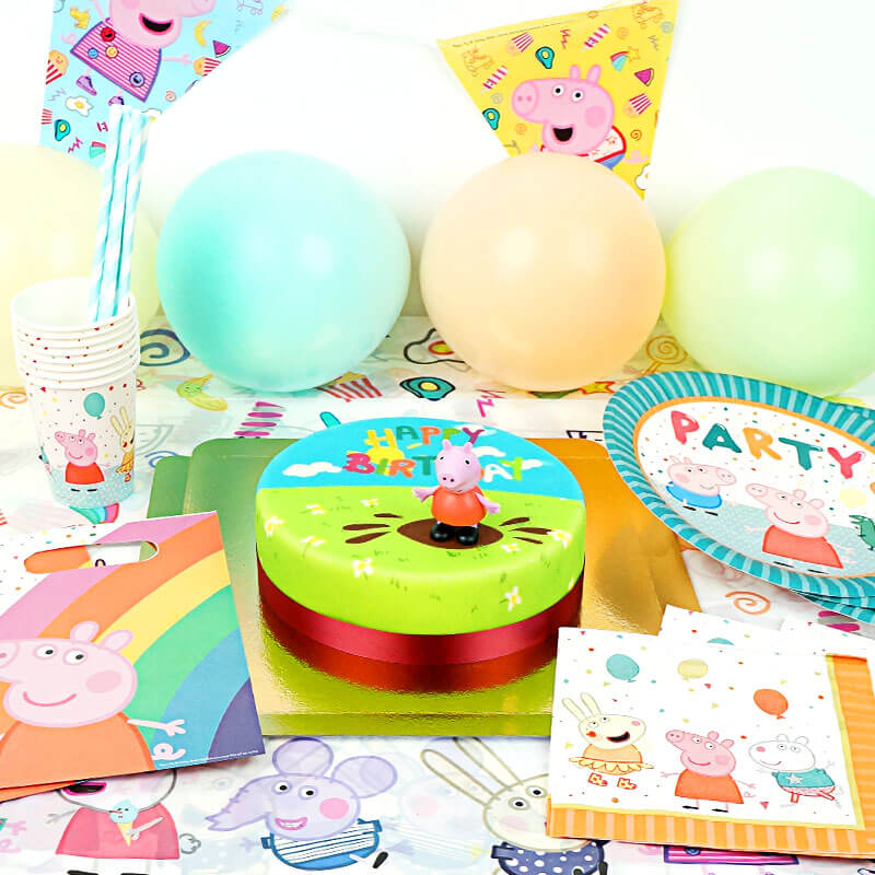 Peppa Wutz Partyset inkl. Torte