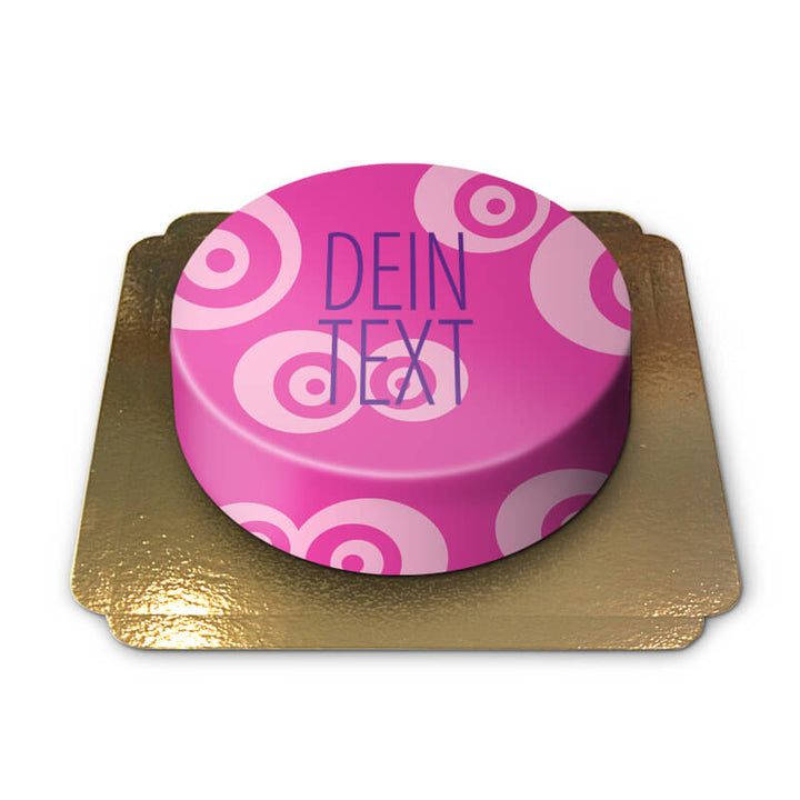 Pinke-Muster-Torte