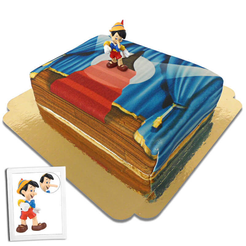 Pinocchio® auf Bühne-Torte