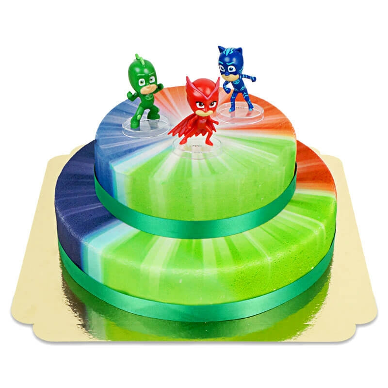 PJ-Masks zweistöckige Helden Torte