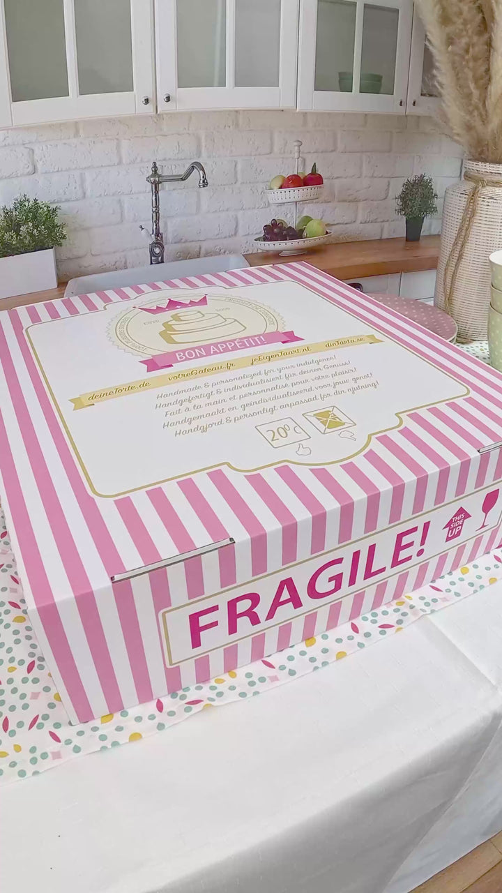 Doppelte Zahlen-Torten, verschiedene Farben