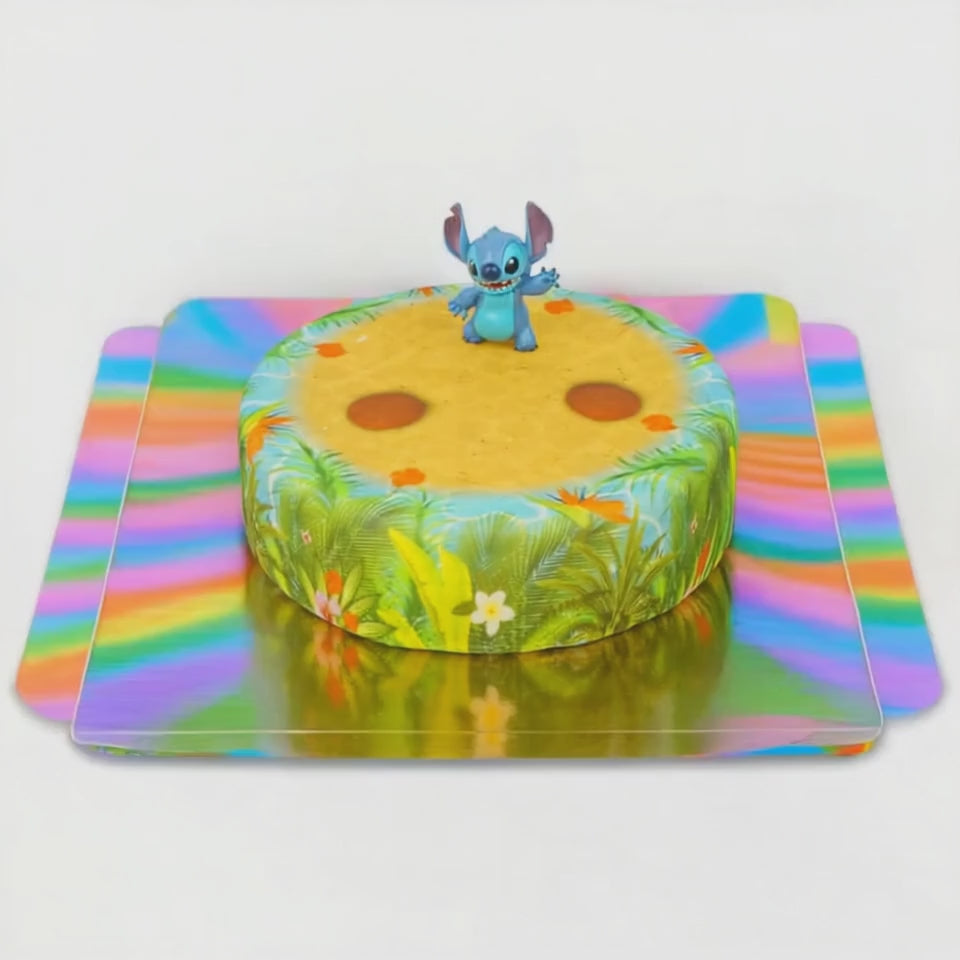 Stitch® auf Tropenstrand-Torte