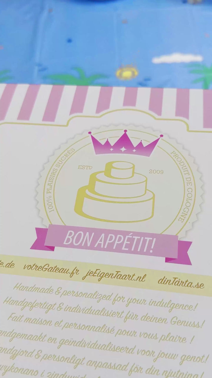 Stitch® auf Tropenstrand-Torte