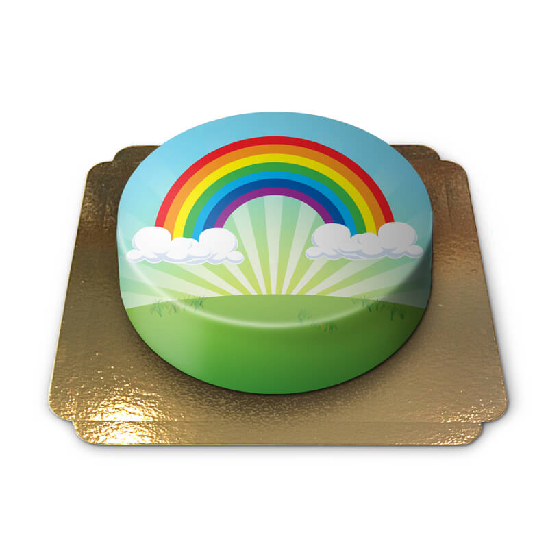 Regenbogen Torte