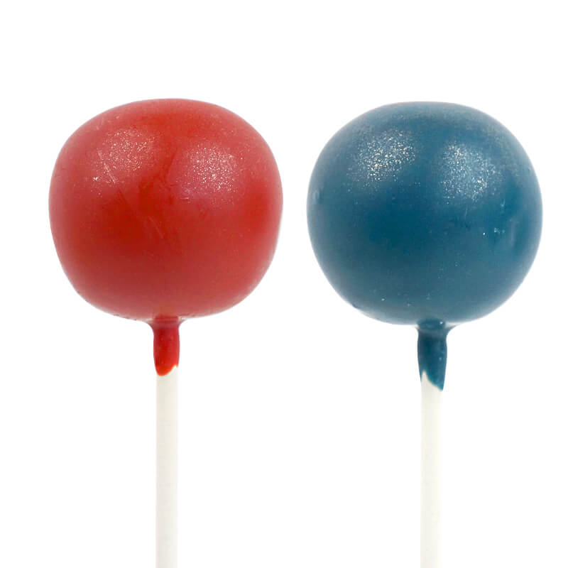 Bunte Cake-Pops in 2 Farben (2x6 Stück)