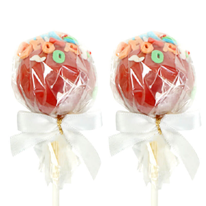 Rote Buchstaben Cake-Pops (12 Stück)