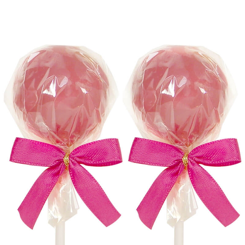 Cake-Pops mit Ruby-Schokolade (12 Stück)