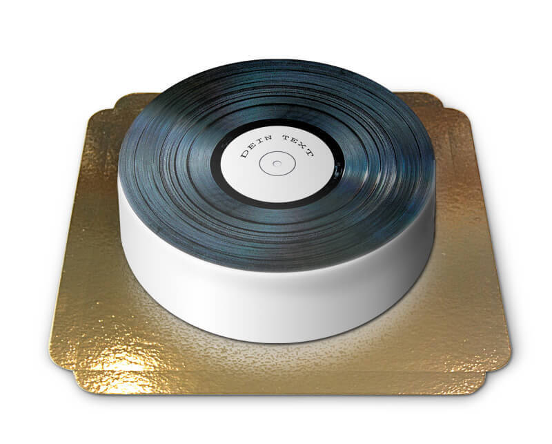 Schallplatten Torte