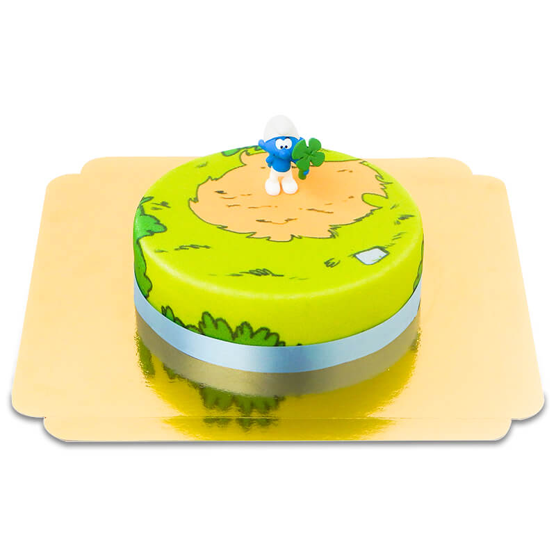 Schlumpf® auf Torte
