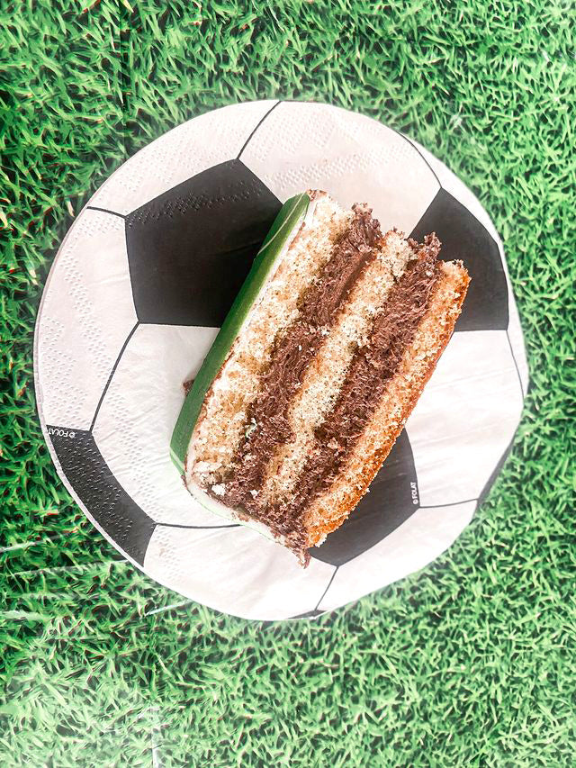 Fußballfeld-Torte