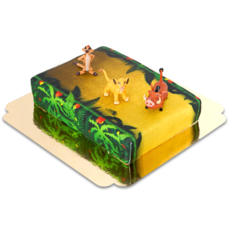 Simba®, Timon & Pumbaa® auf Dschungel-Torte