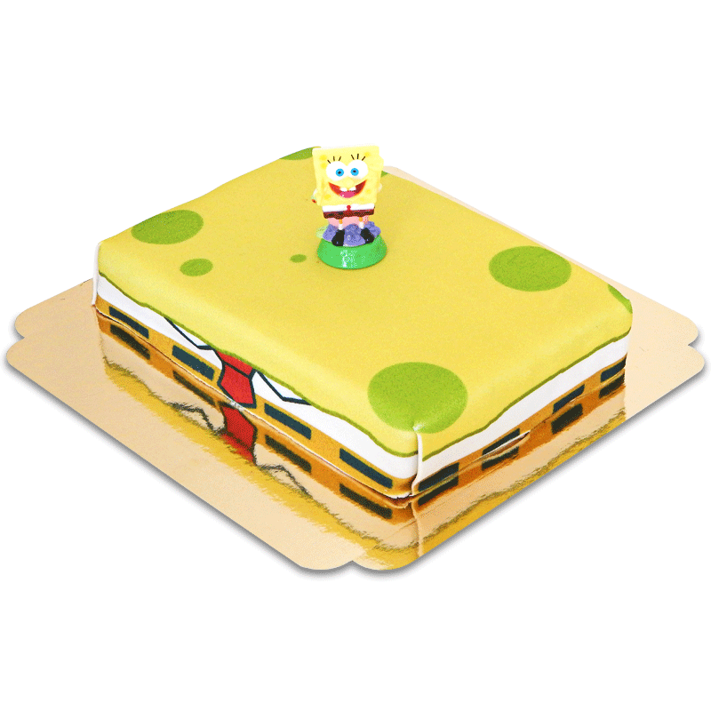 SpongeBob® auf Schwamm-Torte