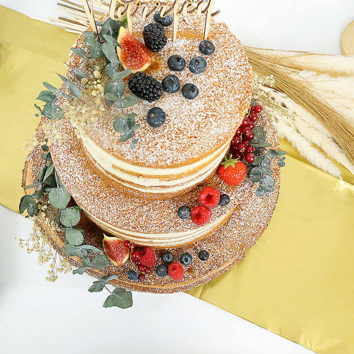 Naked Cake, Hochzeitstorte