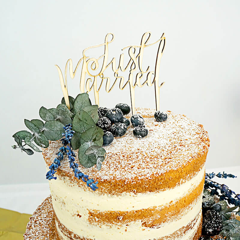 Naked Cake, Hochzeitstorte