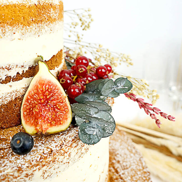 Naked Cake, Hochzeitstorte