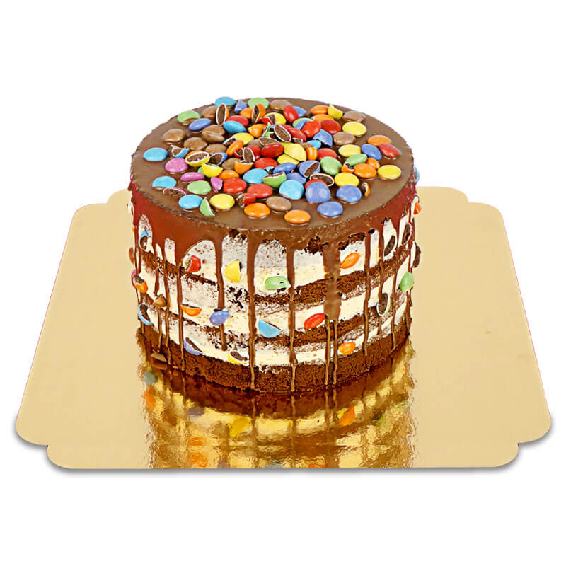 Torte mit SMARTIES® Schokolinsen