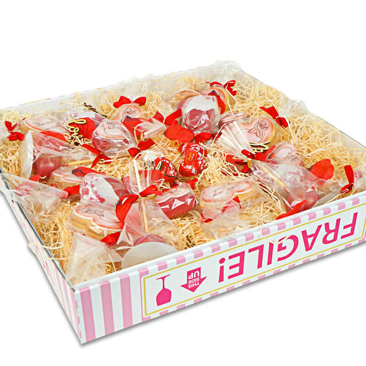 Valentinstagsgeschenkbox - Rot