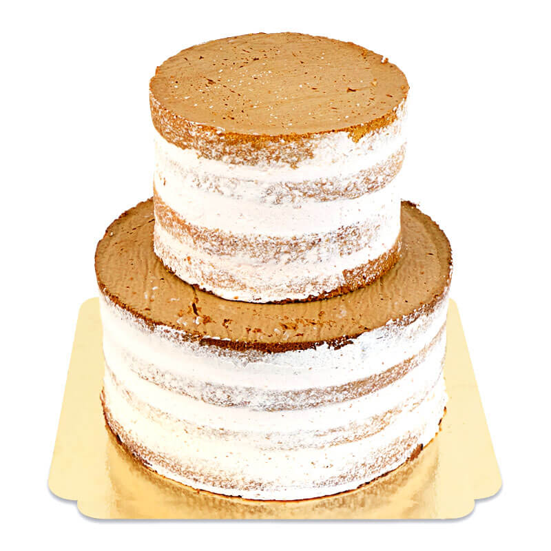 Naked Cake Vanille Hochzeitstorte
